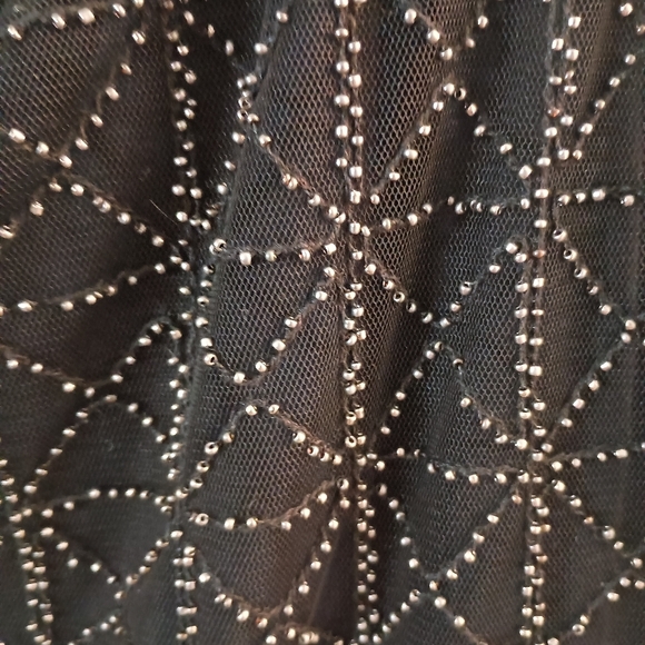 Chico's Black Sheer Beaded Sleeveless Top - Picture 4 of 9